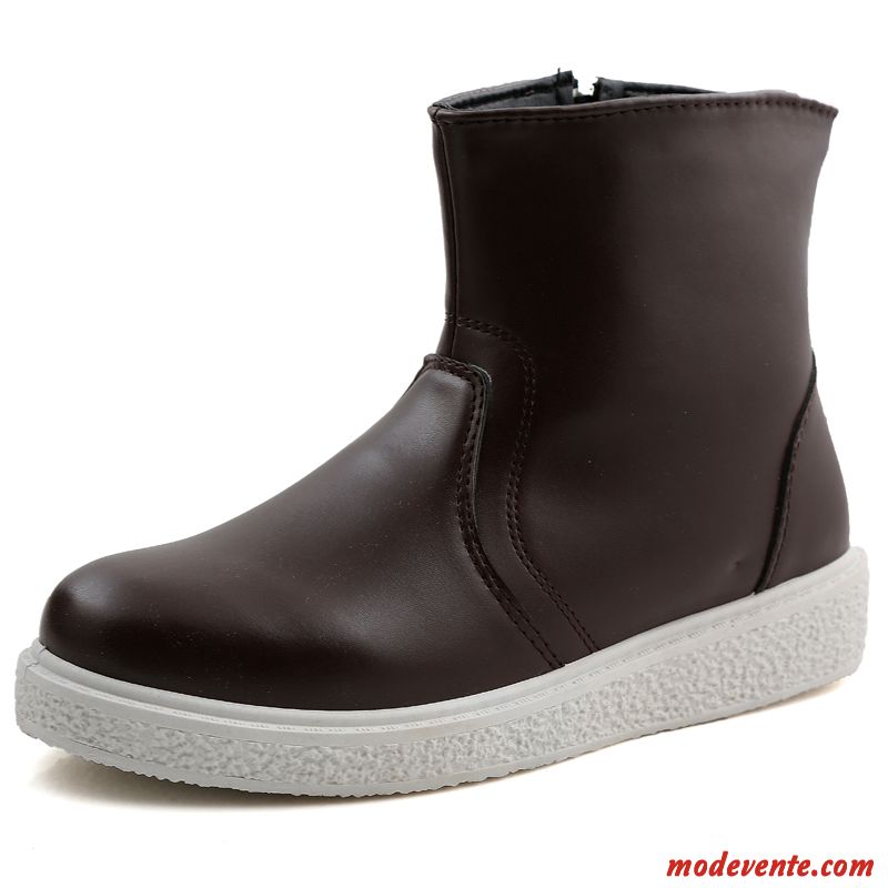 Bottes Homme Soldes Bébé Rose Blanc Neigeux Mc22211