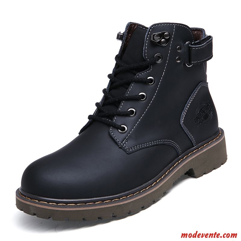 Bottes Rouges Homme Pas Cher Soldes Gris Charbon Pensée Mc22182