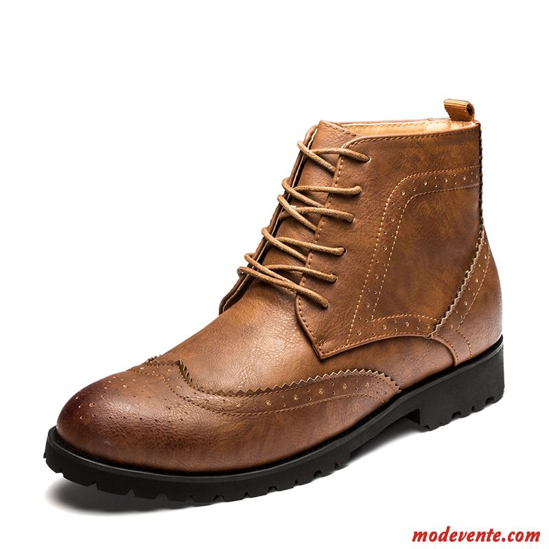 Bottines Et Boots Homme Peachpuff Lilas Mc22422