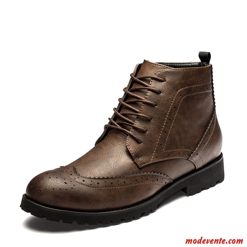 Bottines Et Boots Homme Peachpuff Lilas Mc22422