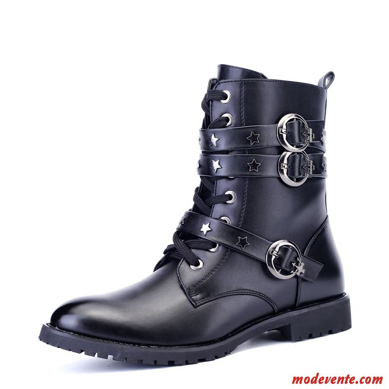 Bottines Homme Pas Cher Pensée Blanc Mc22308