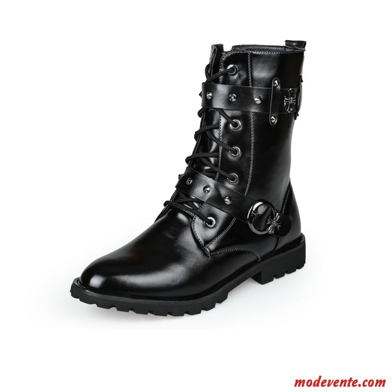 Bottines Noires Homme Pas Cher Palevioletred Rose Saumon Mc22311