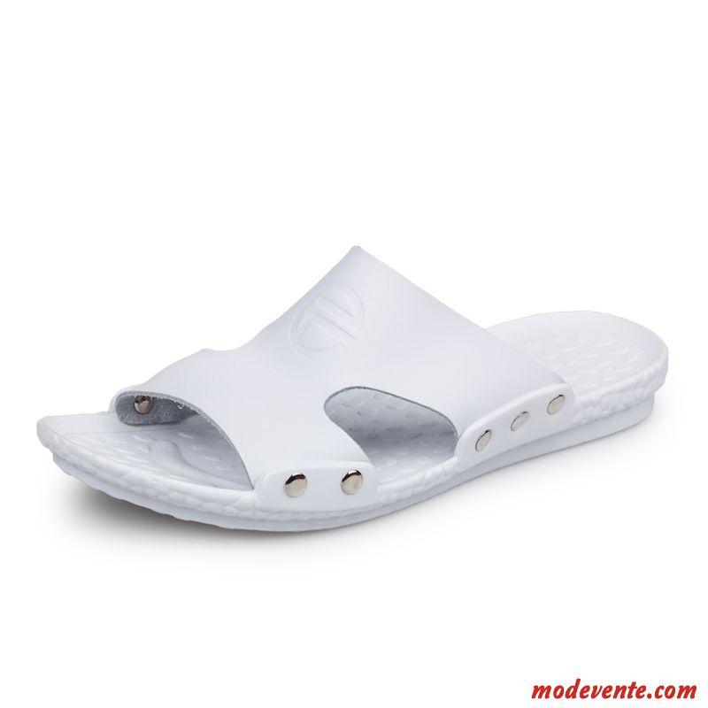 Chaussons De Chaussure Pas Cher De Marque Sandybrown Blanc Mc25616