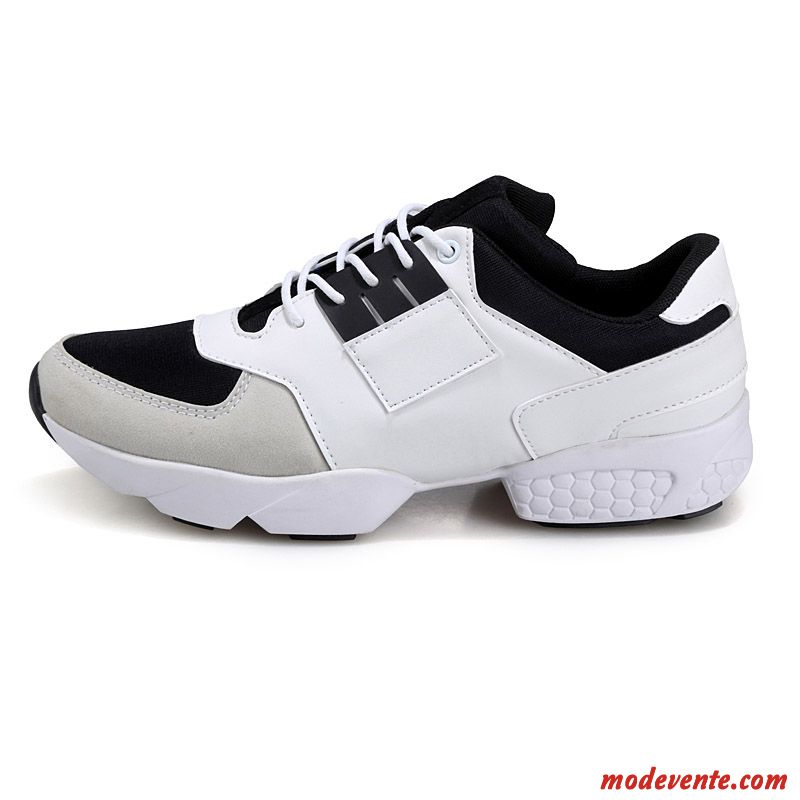 Chaussure Basse Homme Compensée Noir Blanc Mc20965
