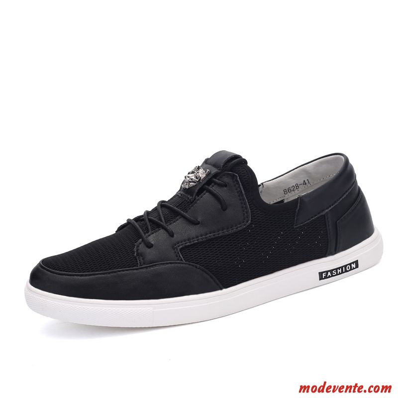 Chaussure Basse Homme Pas Cher Noir Or Mc25071