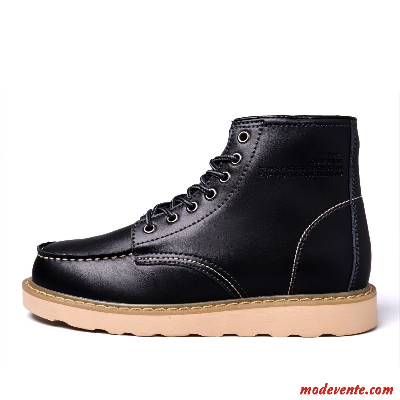 Chaussure De Ville Blanche Homme Crème Jaune Mc24305