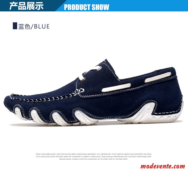 Chaussure De Ville Bleu Homme Chocolat Turquoise Mc24230