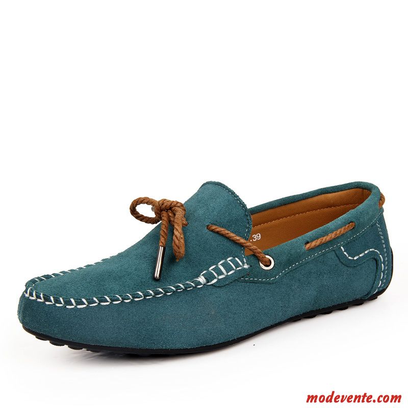 Chaussure De Ville Boss Homme Blanc D'huître Bleu Royal Mc24380