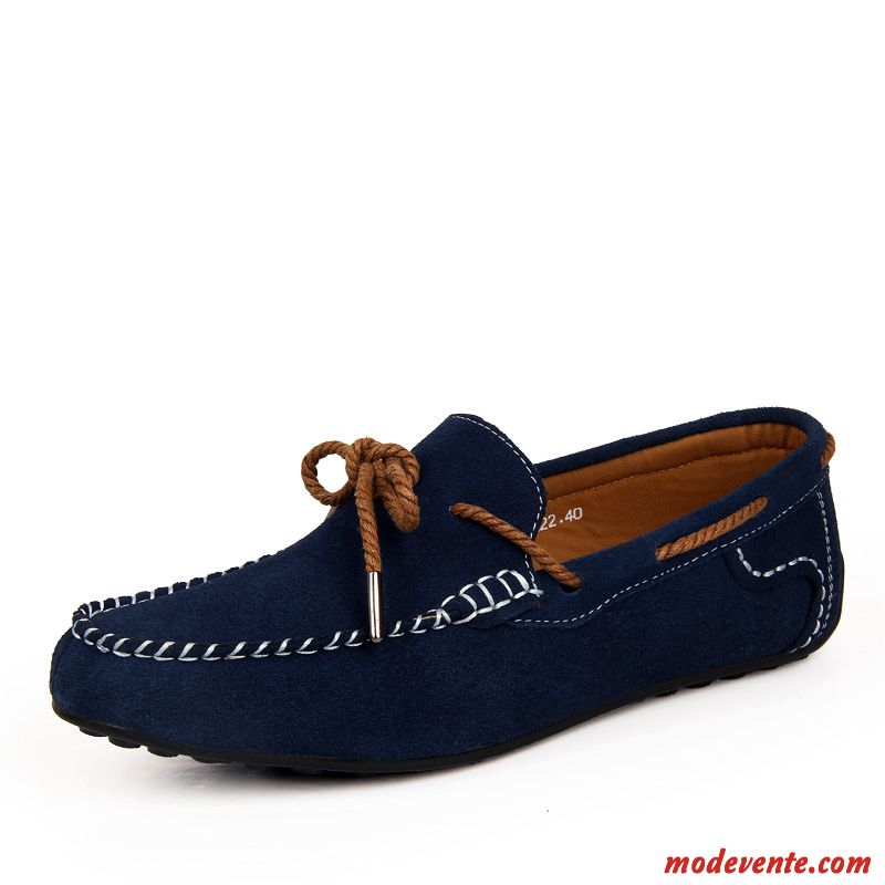 Chaussure De Ville Boss Homme Blanc D'huître Bleu Royal Mc24380