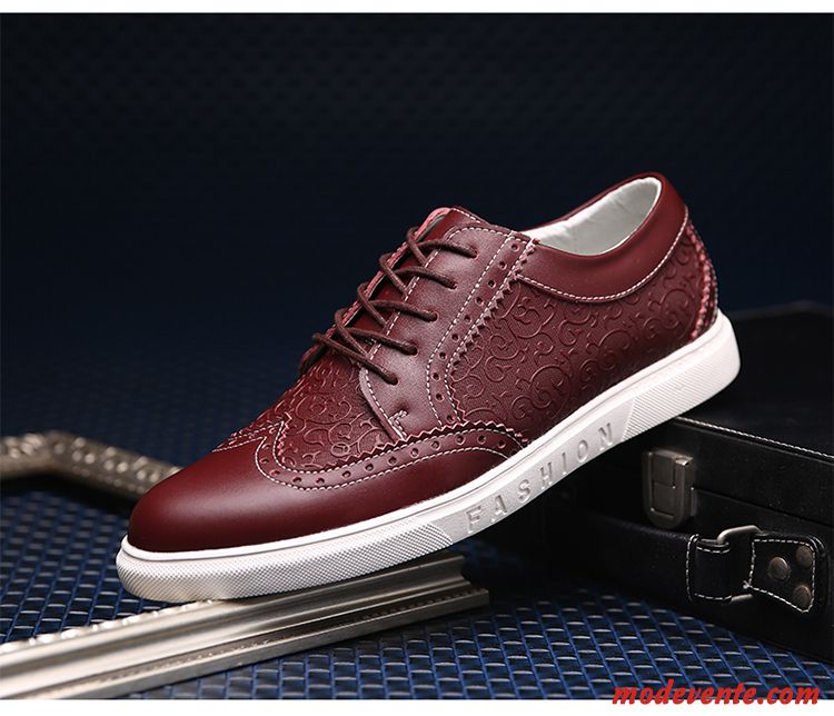 Chaussure De Ville Boss Homme Crème Écarlate Mc24292