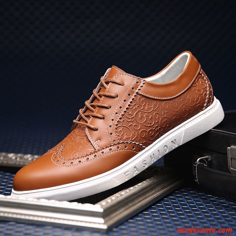 Chaussure De Ville Boss Homme Crème Écarlate Mc24292