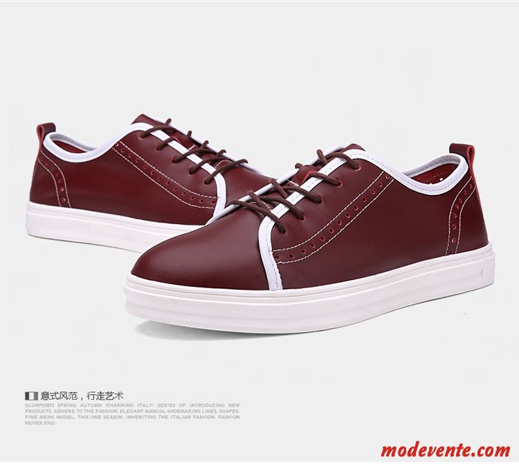 Chaussure De Ville Cuir Bleu Homme Papayawhip Violet Mc24296