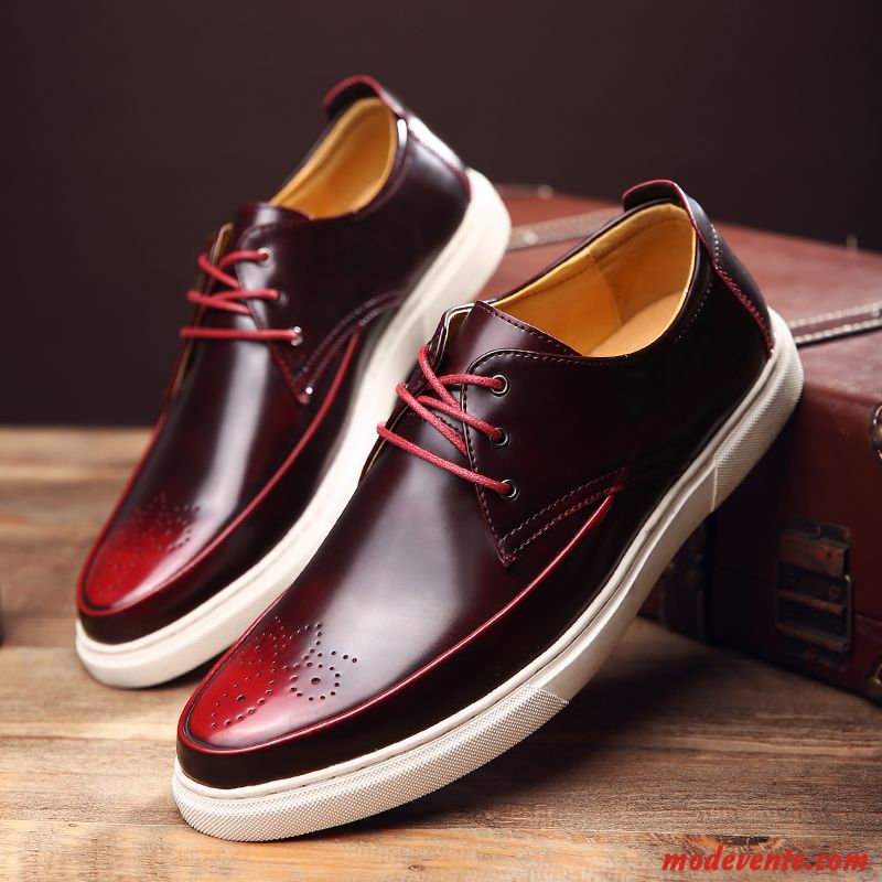 Chaussure De Ville Cuir Pas Cher Homme Vert Mousse Rose Saumon Mc24309