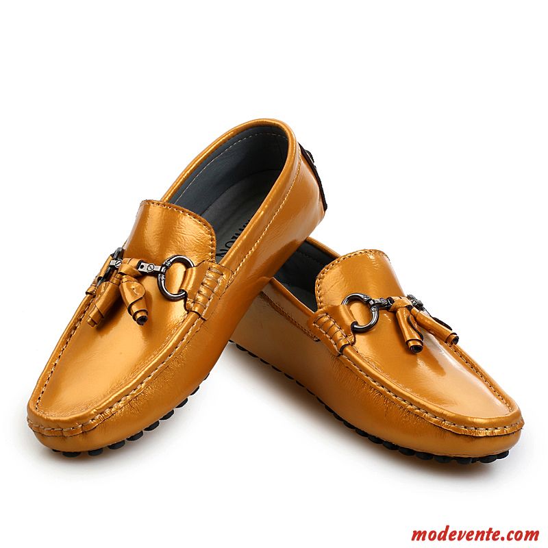 Chaussure De Ville Fashion Homme Beige Bleu Aigue-marine Mc24303