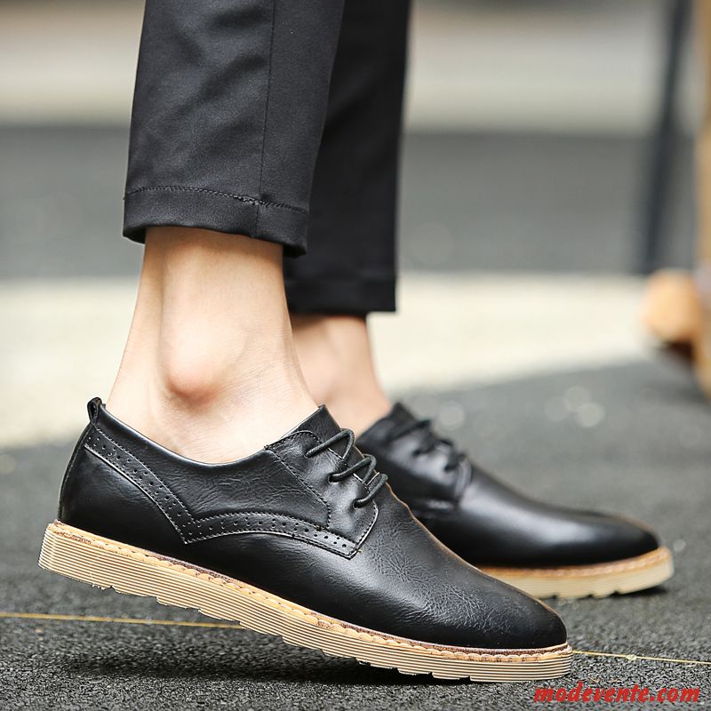 Chaussure De Ville Homme Classe Soldes Kaki Gris Ardoise Mc24386