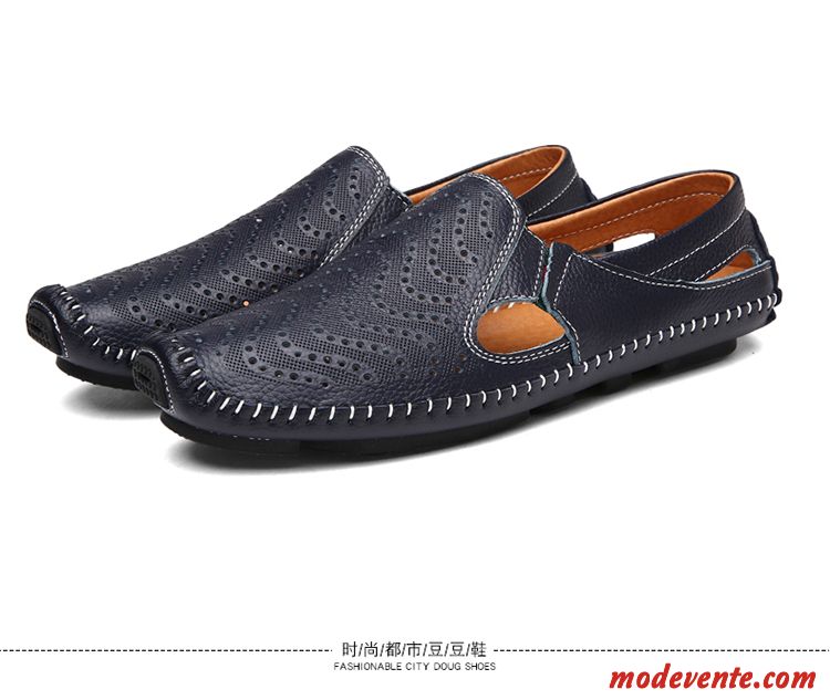 Chaussure De Ville Homme Marche Blanc Neigeux Vert Émeraude Mc23855