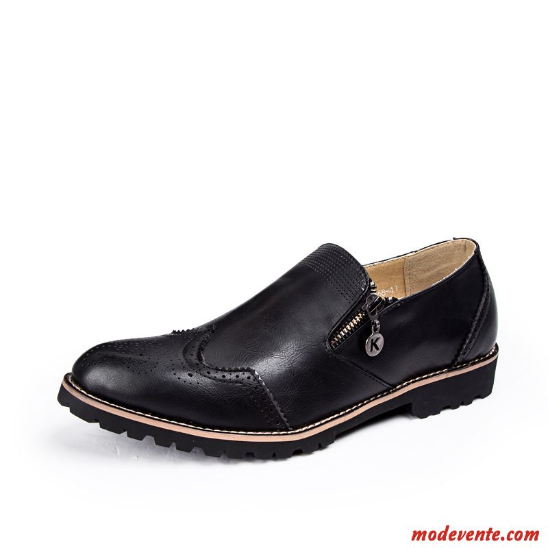 Chaussure De Ville Homme Mode Noir Vert Émeraude Mc24385