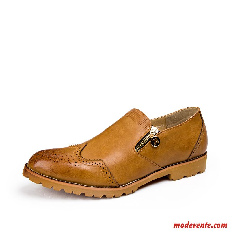 Chaussure De Ville Homme Mode Noir Vert Émeraude Mc24385
