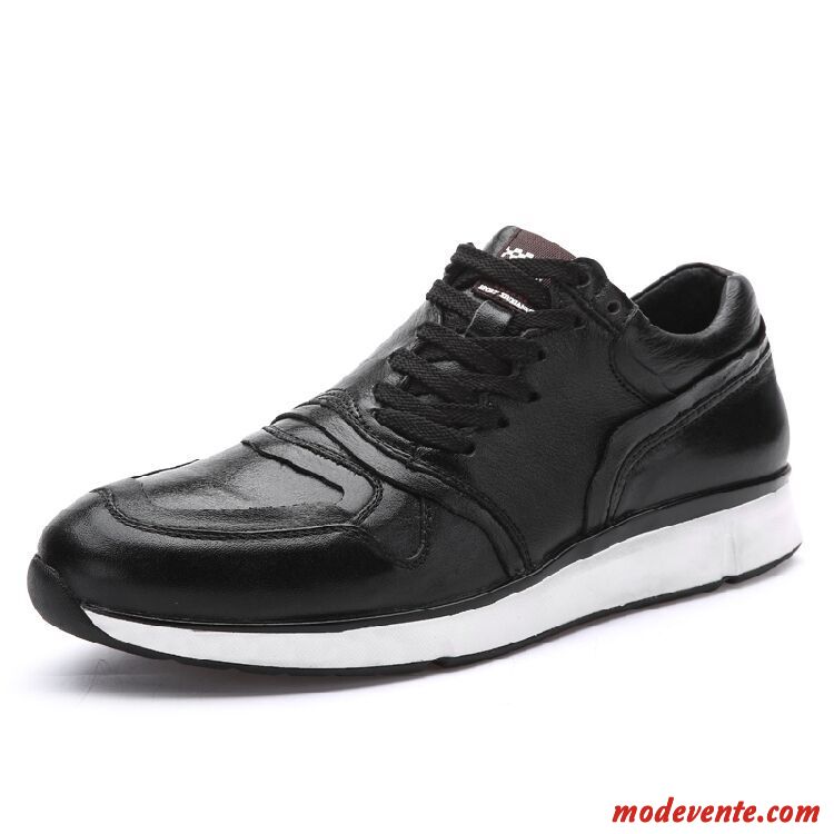 Chaussure De Ville La Mode Tout Noir Noir Mc24238