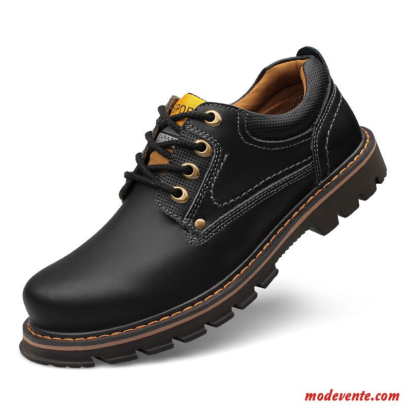 Chaussure De Ville Mode Pas Cher Marron Marine Mc24300