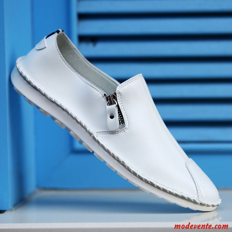 Chaussure De Ville Noir Homme Classe Tout Blanc Violet Mc24465