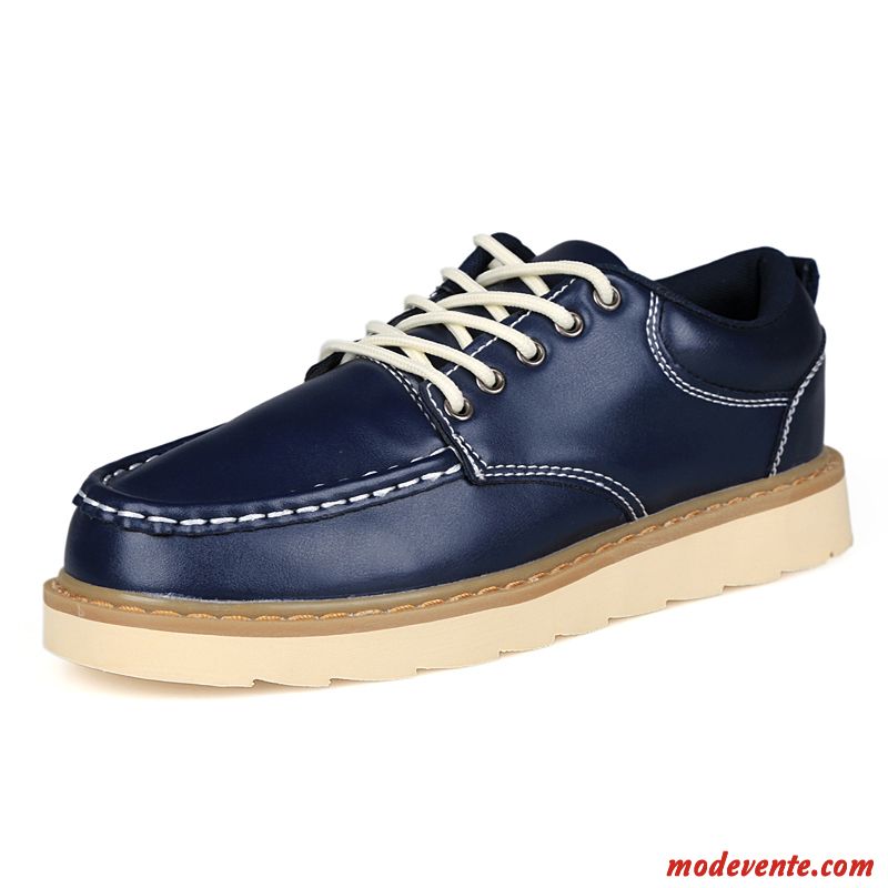 Chaussure De Ville Noir Pas Cher Homme Jaune Steelblue Mc23984