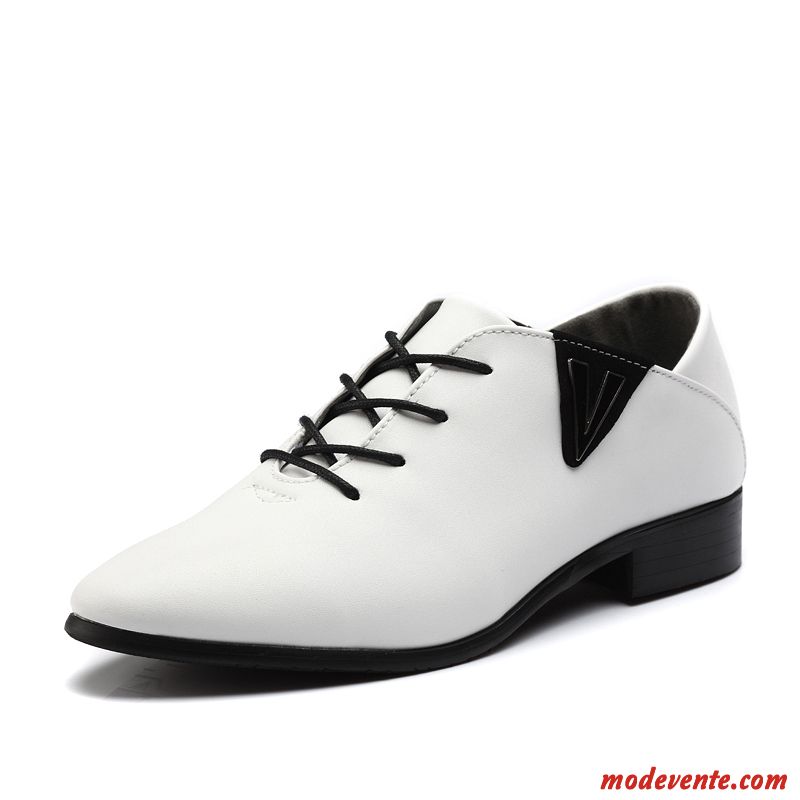 Chaussure De Ville Pas Cher Homme Gris Blanc D'huître Mc23952