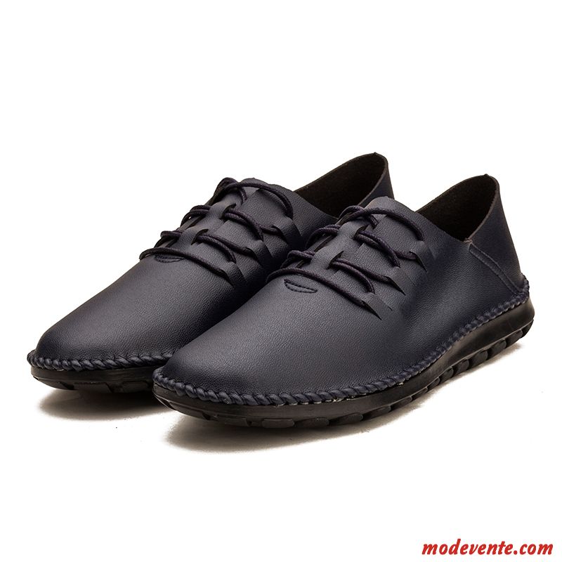 Chaussure De Ville Tendance Homme Bleu Cobalt Seashell Mc24235