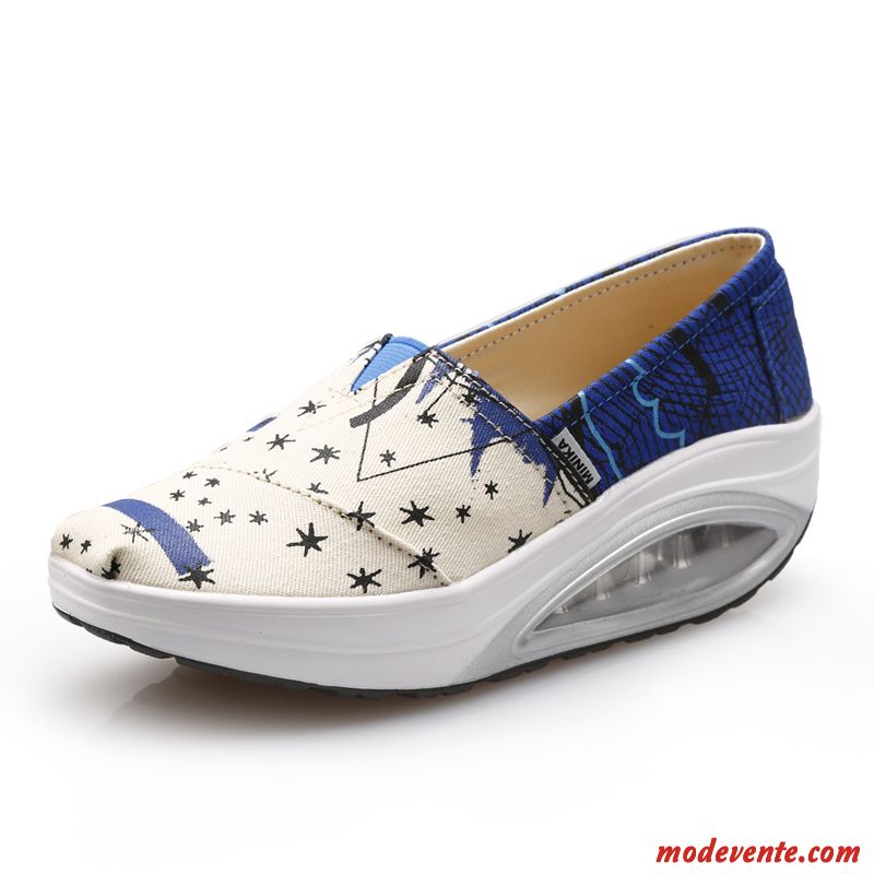 Chaussure Femme En Toile Saumon Blé Mc26696