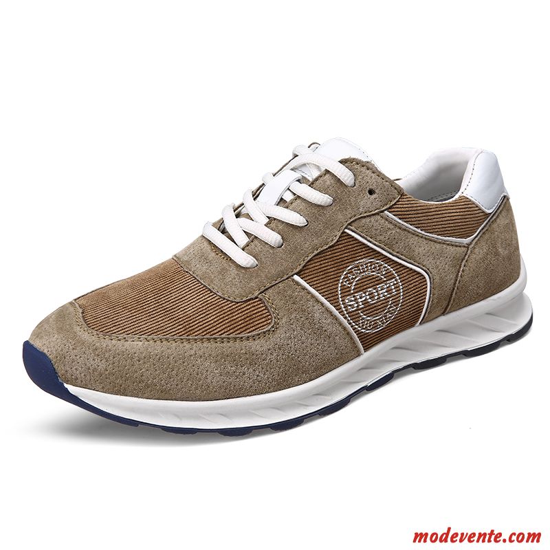 Chaussure Homme Basket Basses Saumon Rose Choquant Mc20944