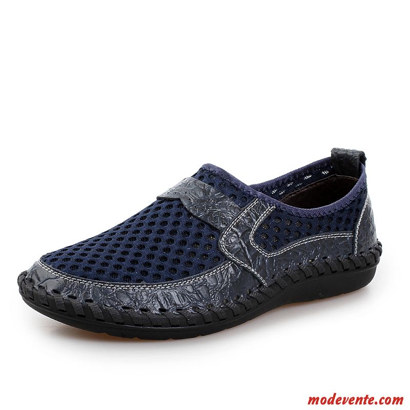 chaussure bleu homme