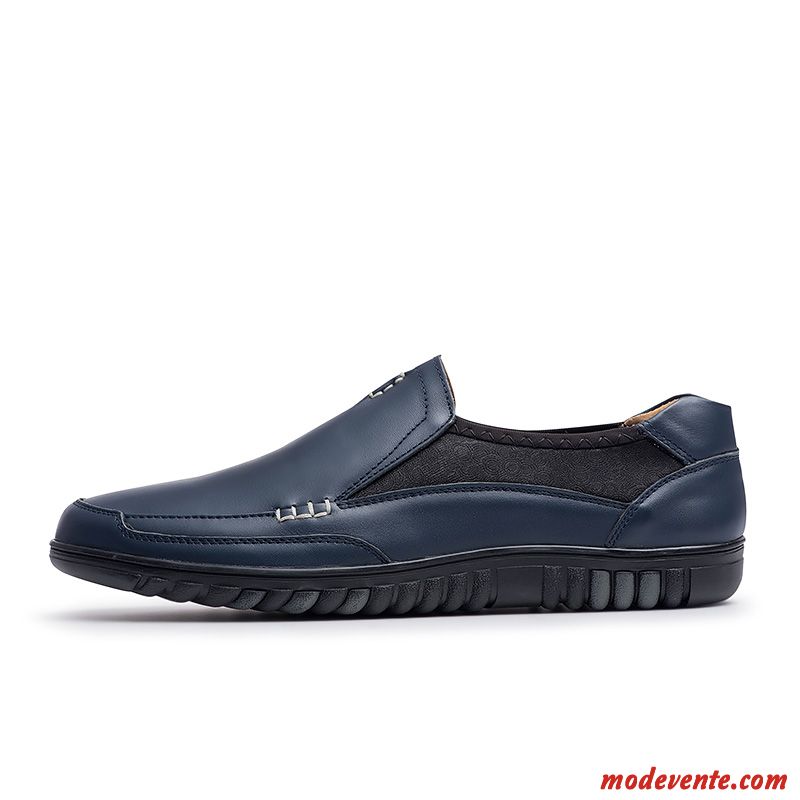 Chaussure Homme Mocassin Violet Rouge Mc23675