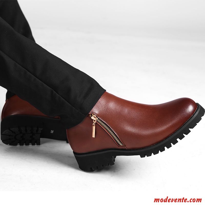 Chaussure Homme Mode Bottes Ivoire Écarlate Mc22146