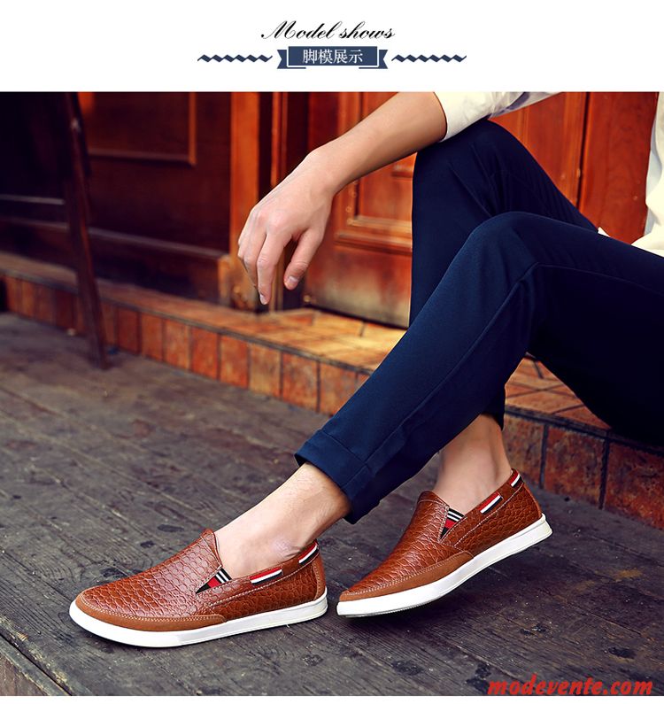 Chaussure Homme Ville Pas Cher Marron Lavande Mc24295