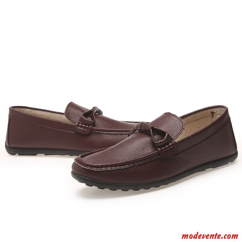 Chaussure Mocassin Homme Violet Vert Émeraude Mc23646