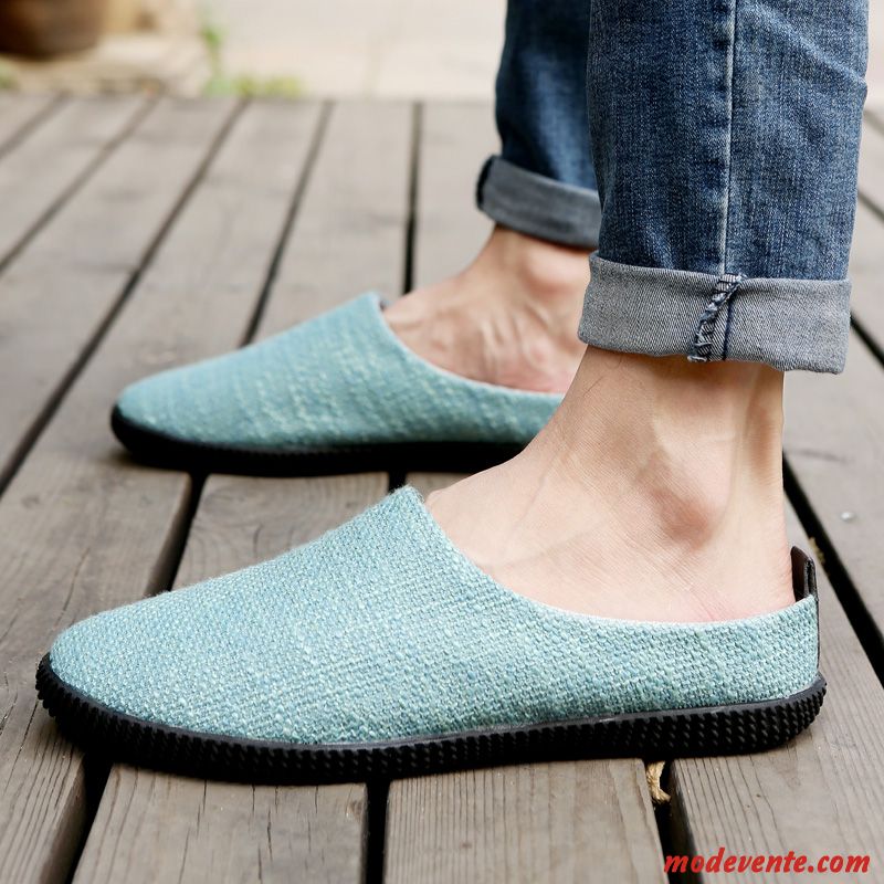 Chaussure Mocassins Homme Pas Cher Seagreen Saumon Mc23573