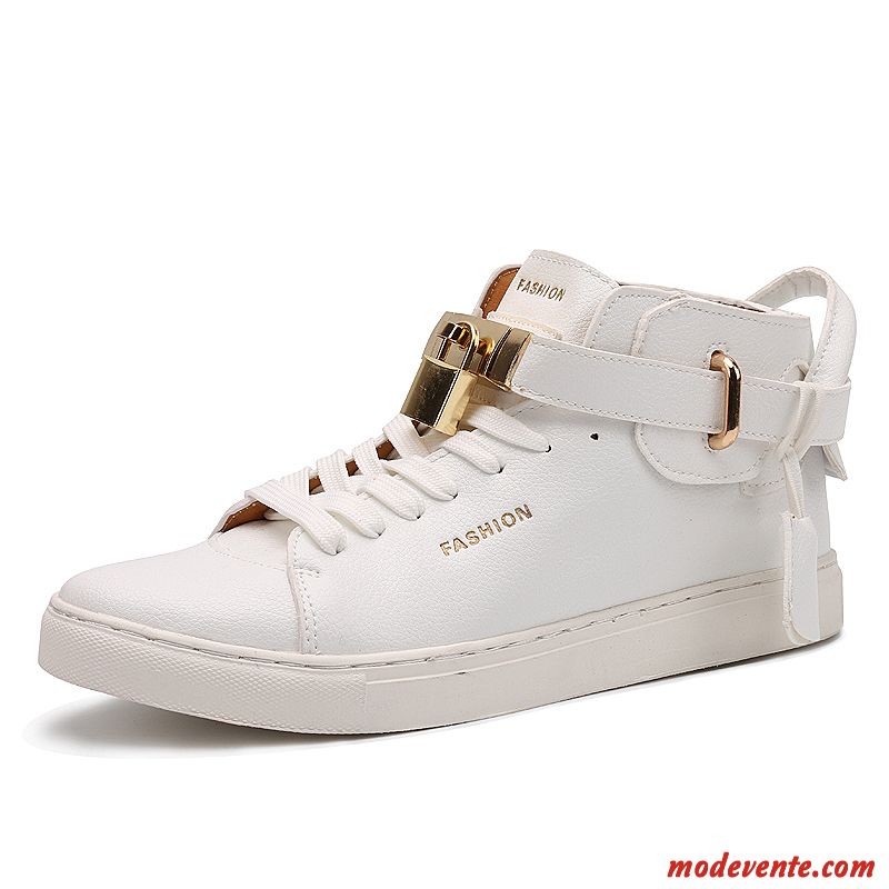 Chaussure Montant Blanche Pas Cher Palegoldenrod Gris Fumé Mc20497