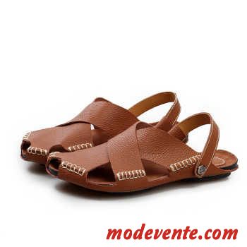 Chaussure Sandales Homme Pas Cher Violet Olive Verte Mc26005