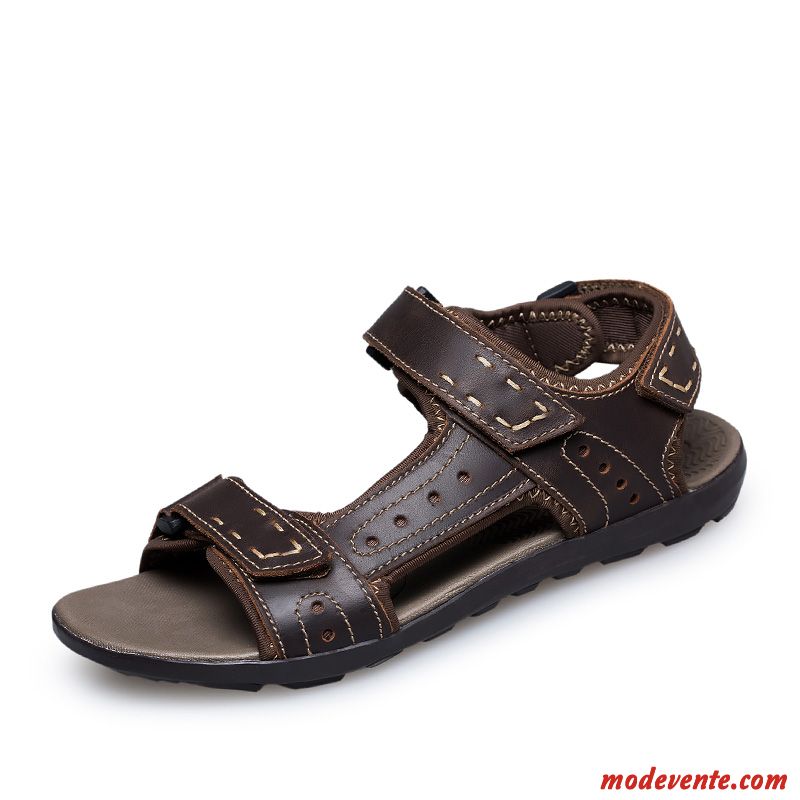 Chaussure Sandales Pour Homme Jaune Palevioletred Mc26149