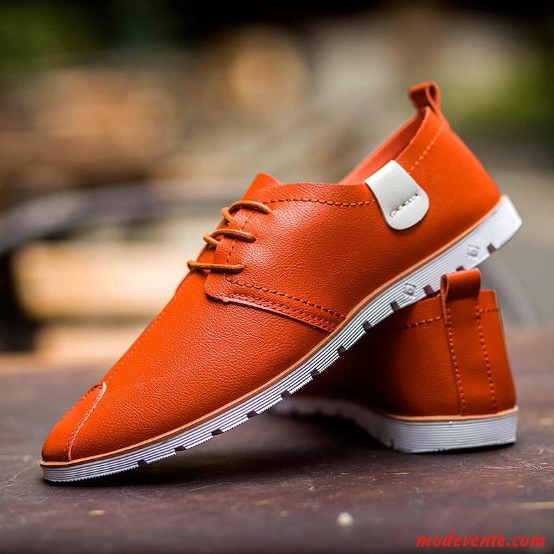 Chaussure Ville Homme Vente Pas Cher Écarlate Kaki Mc24278