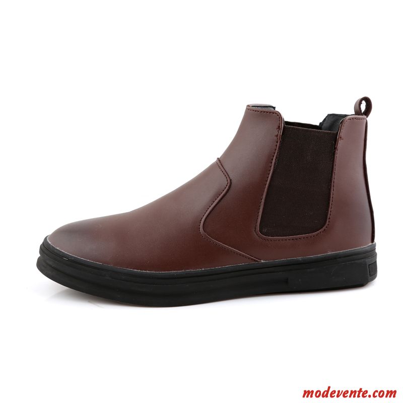 Chaussures Bottines De Homme Sandybrown Mauve Mc22201