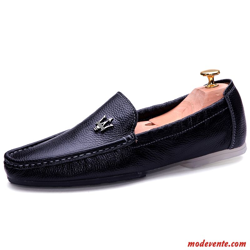 Chaussures De Ville Homme Chaudes Noir Turquoise Mc24087