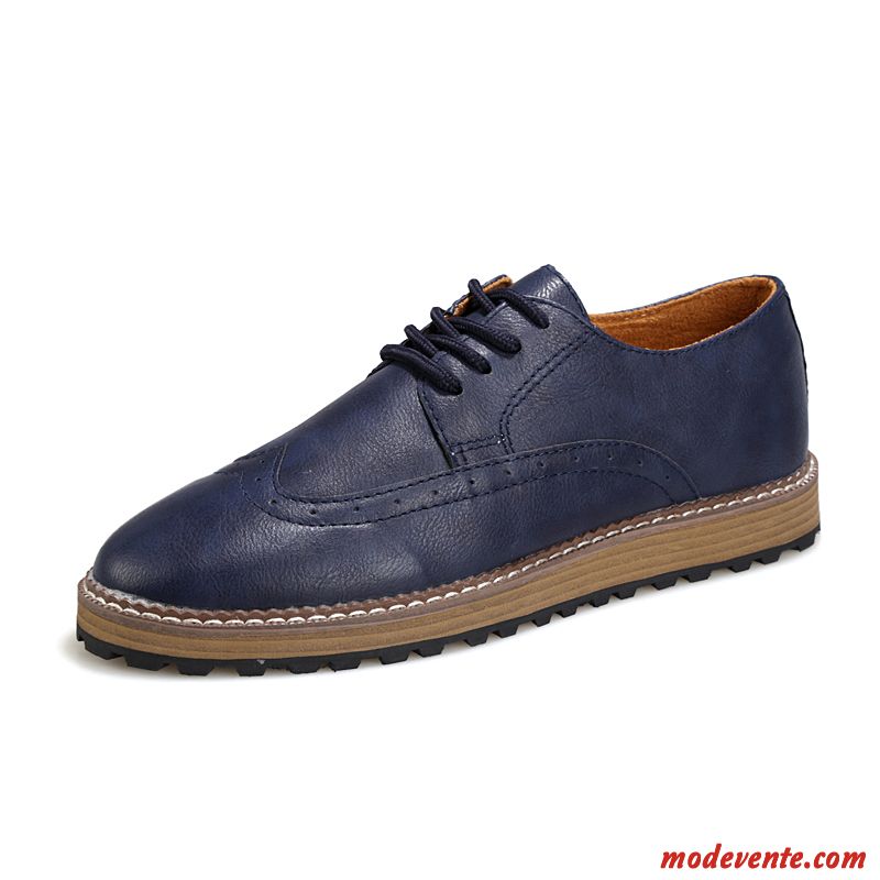 Chaussures De Ville Homme Confortable Blanc Neigeux Ivoire Mc24334