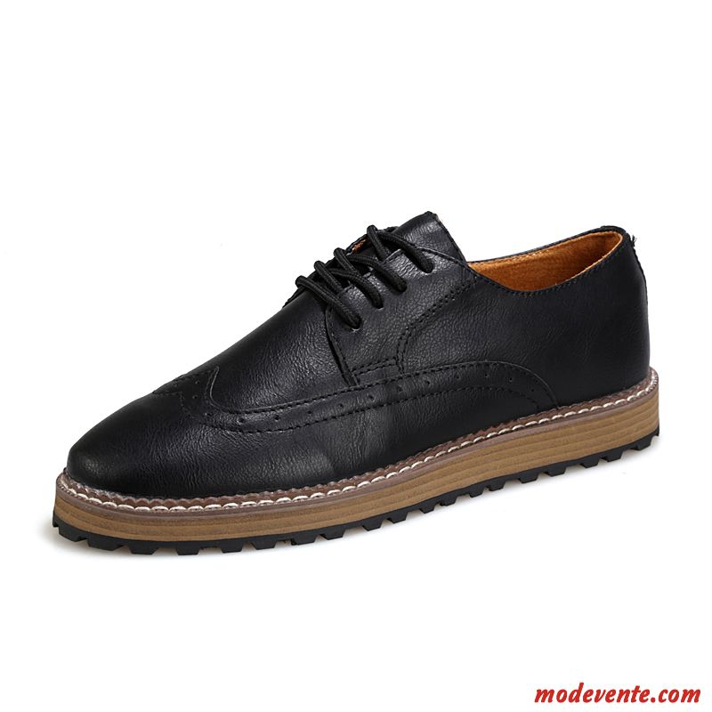 Chaussures De Ville Homme Confortable Blanc Neigeux Ivoire Mc24334