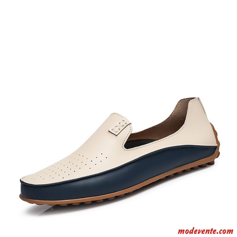 Chaussures De Ville Homme Fourrées Peachpuff Bleu Aigue-marine Mc24448