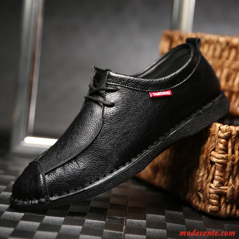 Chaussures En Cuir Pour Homme Saumon Neige Mc24306