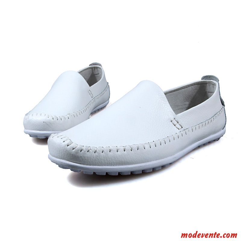 Chaussures Mocassins Homme Tendance Ambre Blanc Neigeux Mc23790