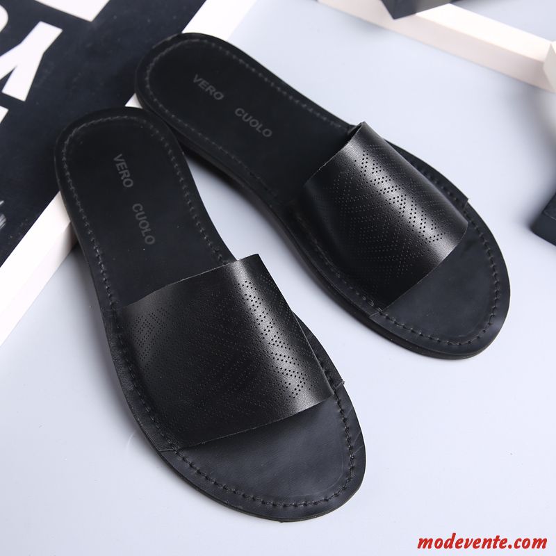 Chaussures Mode Pas Cher Pour Homme Tout Noir Vin Rouge Mc25898