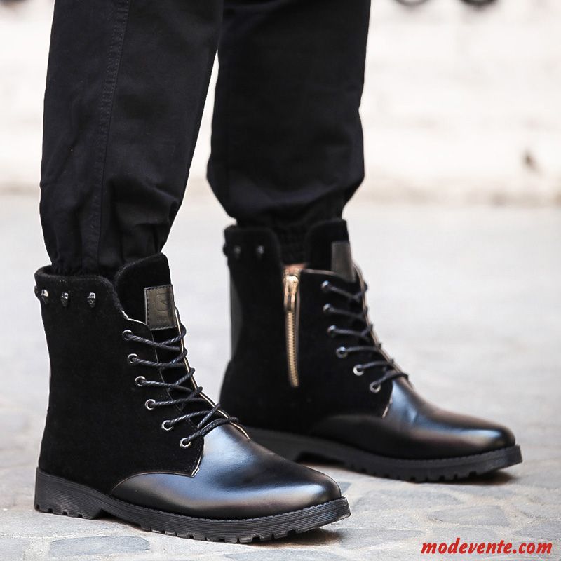 Chaussures Plates Noires Homme Steelblue Bleu Aigue-marine Mc22149