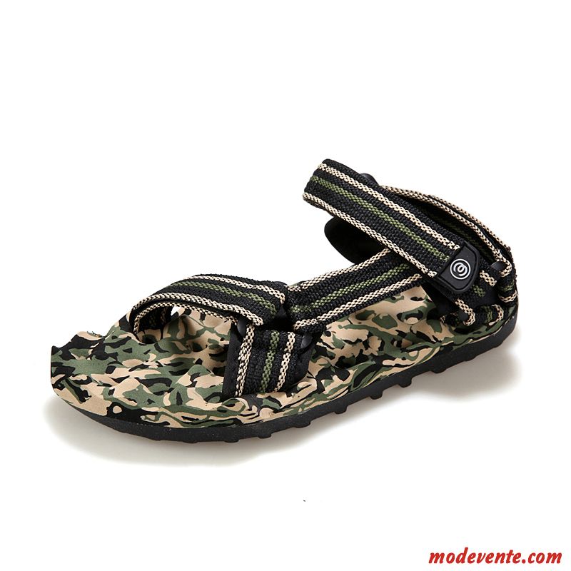 Chaussures Sandales Confort Pas Cher Seagreen Marron Mc26192